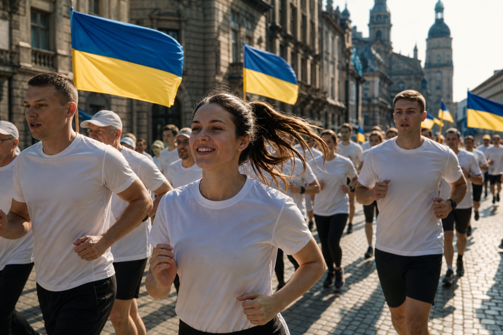 Забіг «За тверезу націю» у Львові на День Незалежності