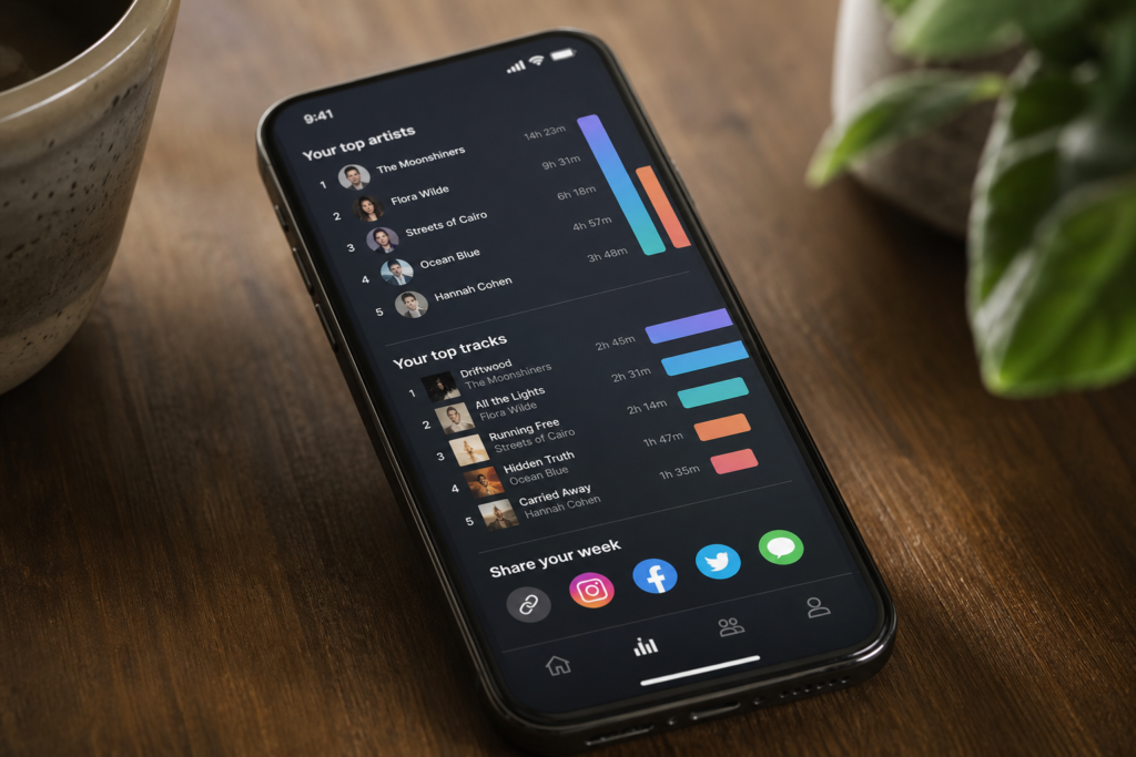З’явилася статистика прослуховувань від Spotify