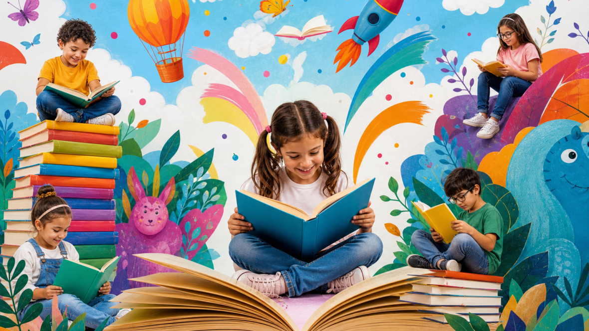 Афіша фестивалю дитячого читання «Книгоманія»