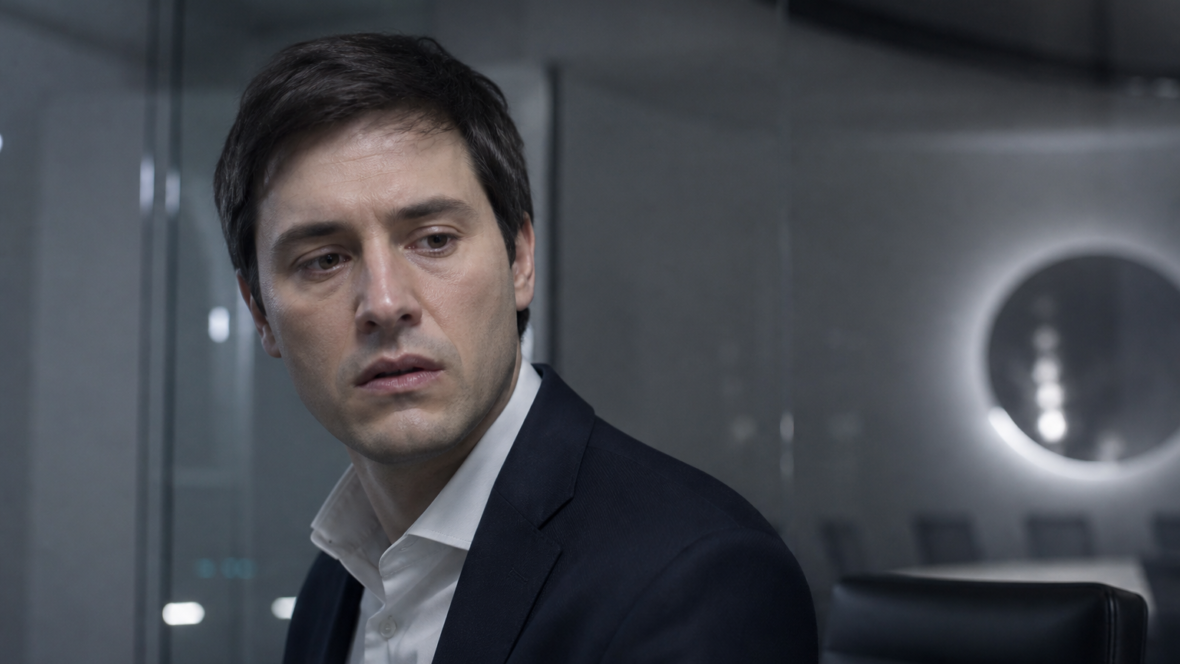 Головне зображення: співробітник в коропоративному офісі Severance