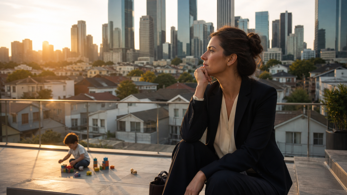 Контраст між кар'єрою та сім'єю в сучасному місті